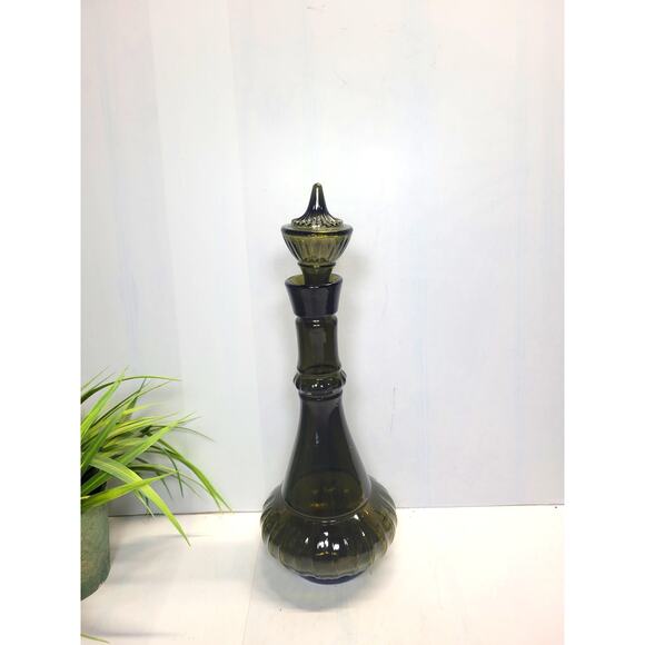 Vintage Jim Beam I Dream of Jeannie Bottle Smoke Green Genie Decanter 1964 - Picture 1 of 5